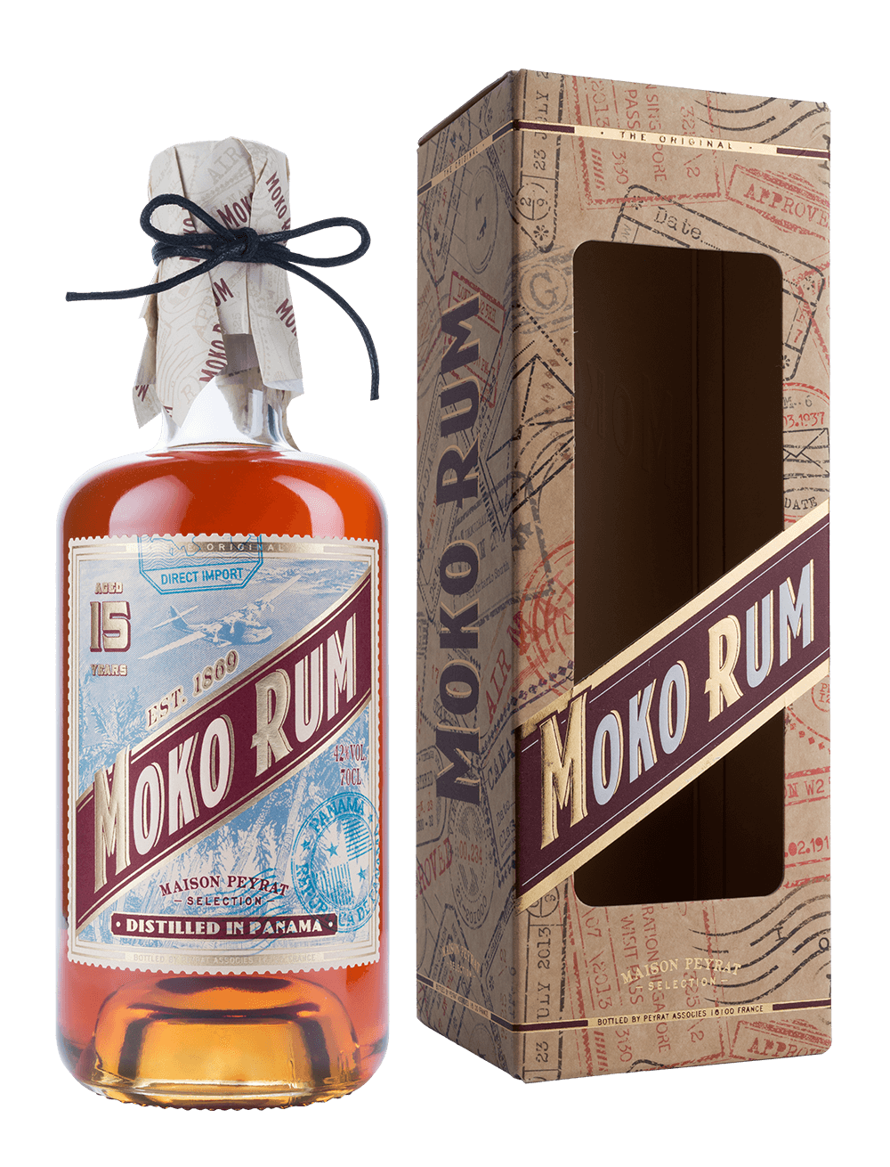 Moko Rum Distilled in Panama 15 ans d’âge